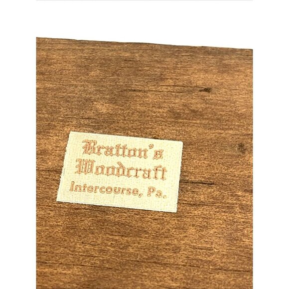 Bratton Woodcraft Owl Recipe Card Holder Note Wooden Clothespin Clip Stand - Picture 8 of 8